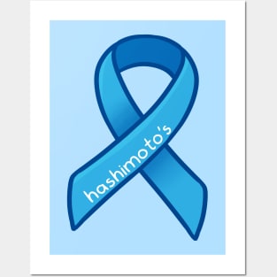 Hashimoto's Thyroiditis Awareness Ribbon Posters and Art